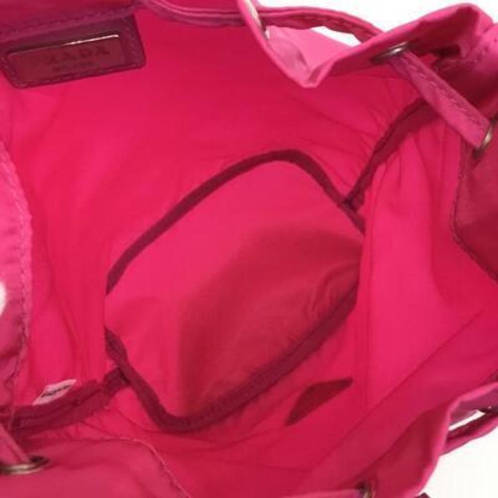 Prada Pink Pouch Nylon Drawstring - image 5